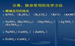 初中化学除杂怎么用(化学除杂问题解析)